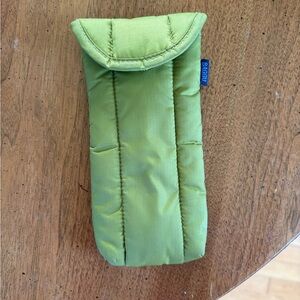 BAGGU Green Sunglasses Pouch